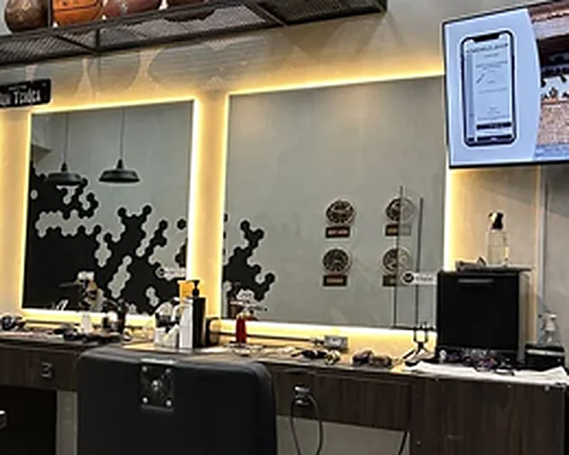 Estrutura da barbearia